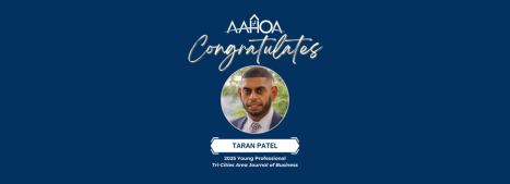 AAHOA Northwest Regional Director Taran Patel Recognized as a 2025 Young Professional by the Tri-Cities Area Journal of Business