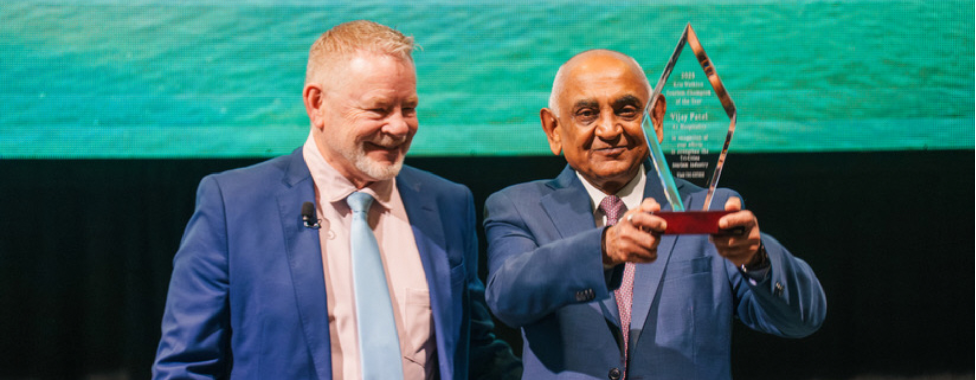 Vijay Patel Named Tourism Champion of the Year